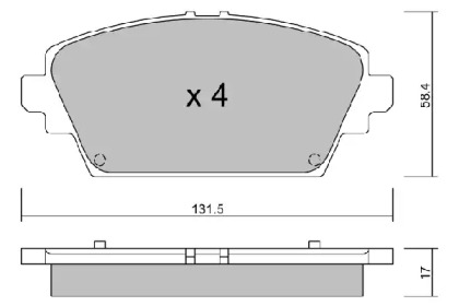 Дополнительные работы AISIN для NISSAN PRIMERA Hatchback (P12) 1.6